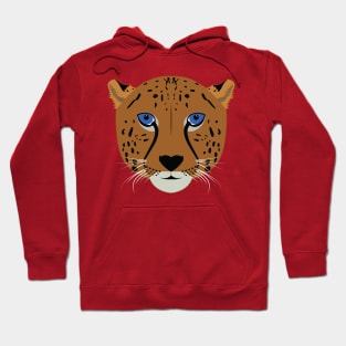 Cheetah face Hoodie